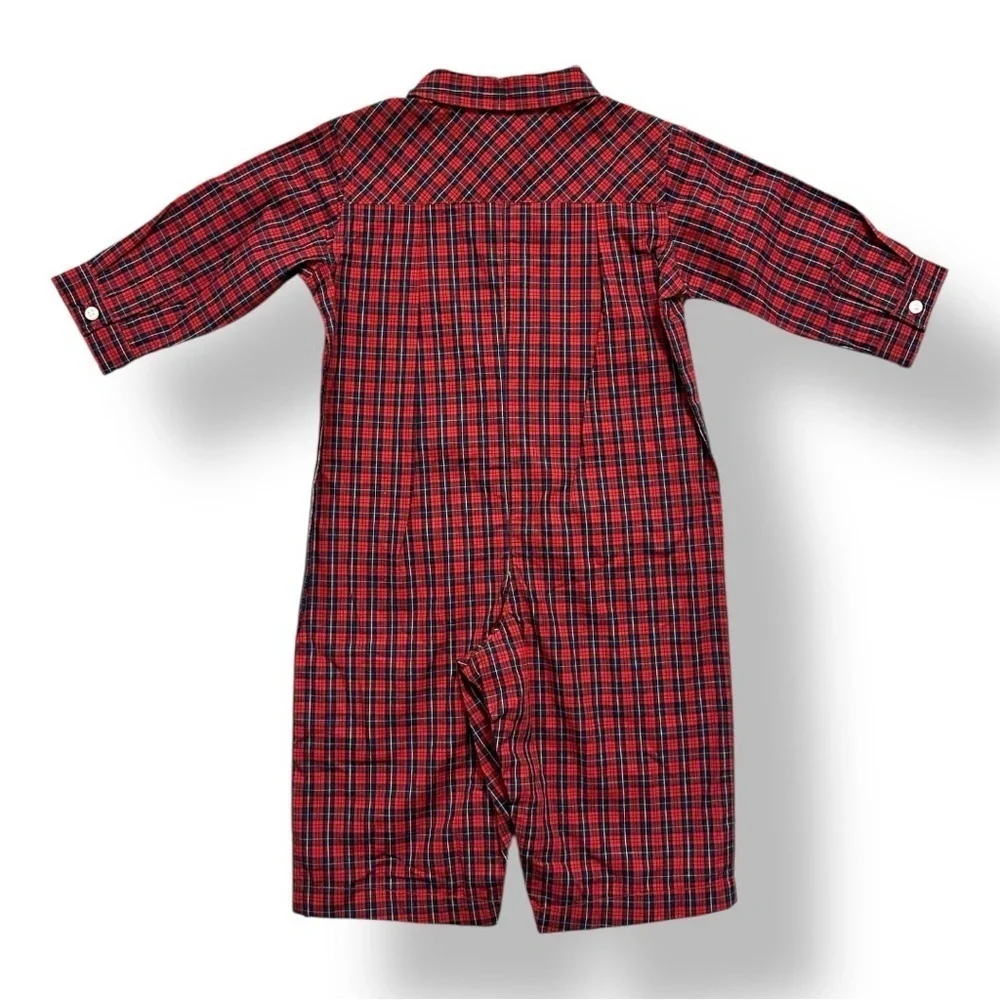 Ralph Lauren | Kensington Red Plaid Romper (9 mos) ♥️